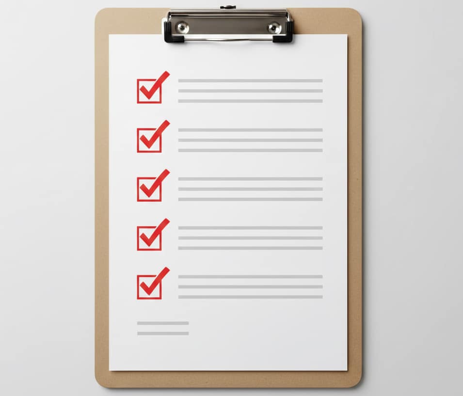 Checklist graphic for assessing local SEO cost pressure variables